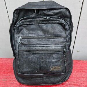 RARE FIND Vintage Eddie Bauer Leather Backpack 1990's